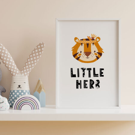 Little Hero Tigre Giungla – Stampa Cameretta Bambino